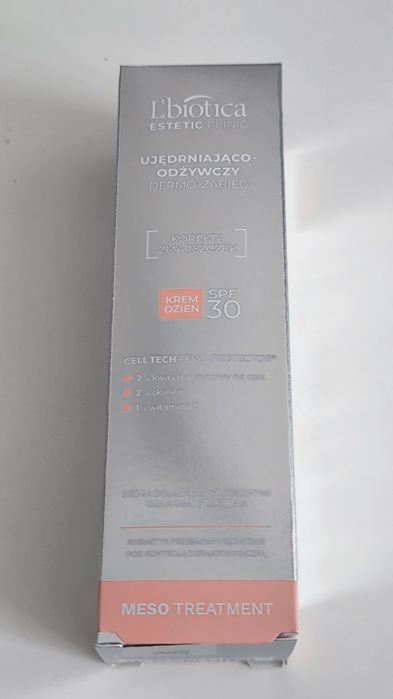 L'Biotica Estetic Clinic Ujędrniająco-Odżywczy Dermo-Zabieg Krem dzień