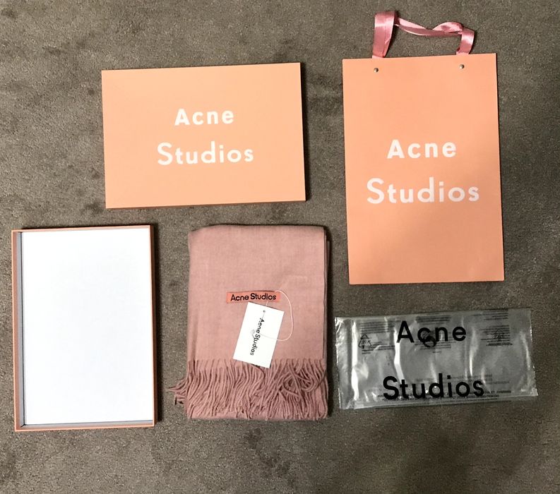 Шарф Acne Studios | Повний Подарунковий Комплект | Новий | Мохер/Вовна