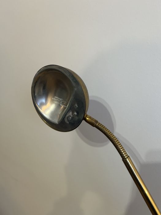 Lampa vintage design, stojąca, złota