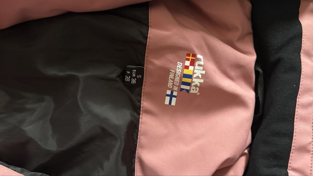 Kurtka damska Rukka Pennala, brudny róż, rzm 36