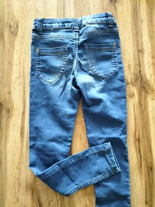 Jeansy skinny elastyczne rozm.128