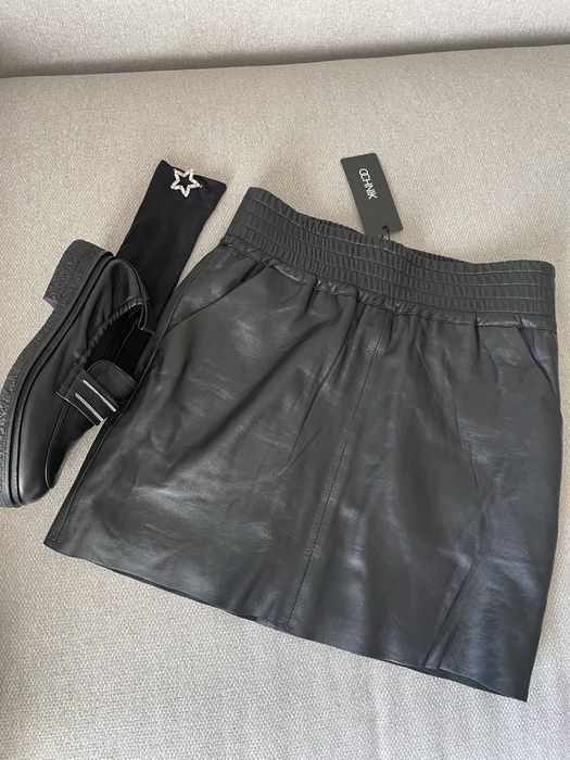 Шкіряна спідниця ochnik