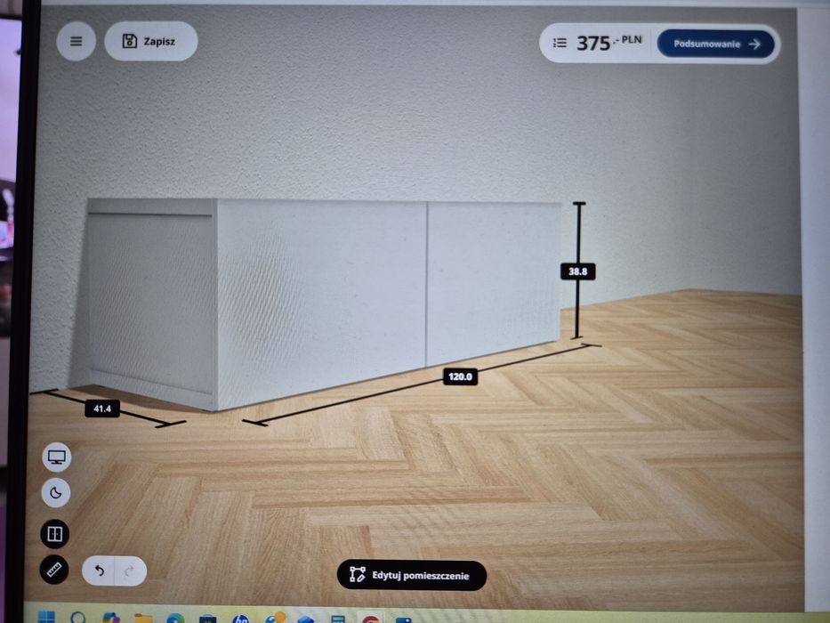 Szafka ikea besta rtv, nadstawka, ubraniowa, 2 sztuki