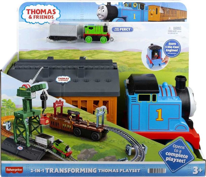 Ігровий набір Залізниця Томас і Друзі 2 в 1 Thomas & Friends GXH08