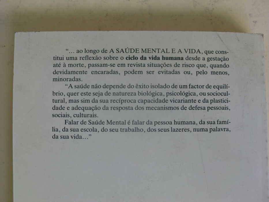 A Saúde Mental e a Vida
de J. Dias Cordeiro