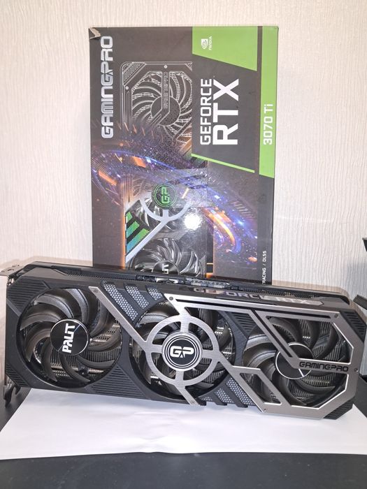 Видеокарта PALIT GAMINGPRO RTX 3070 Ti КАК НОВАЯ пломба и другие ОБМЕН