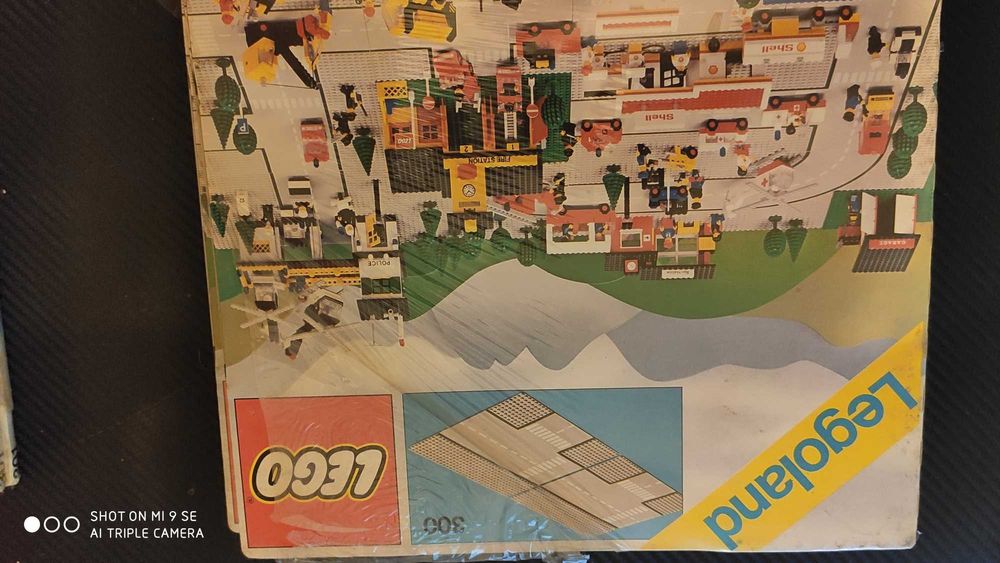 LEGO 300 placas / bases entroncamentos SELADAS de 1978