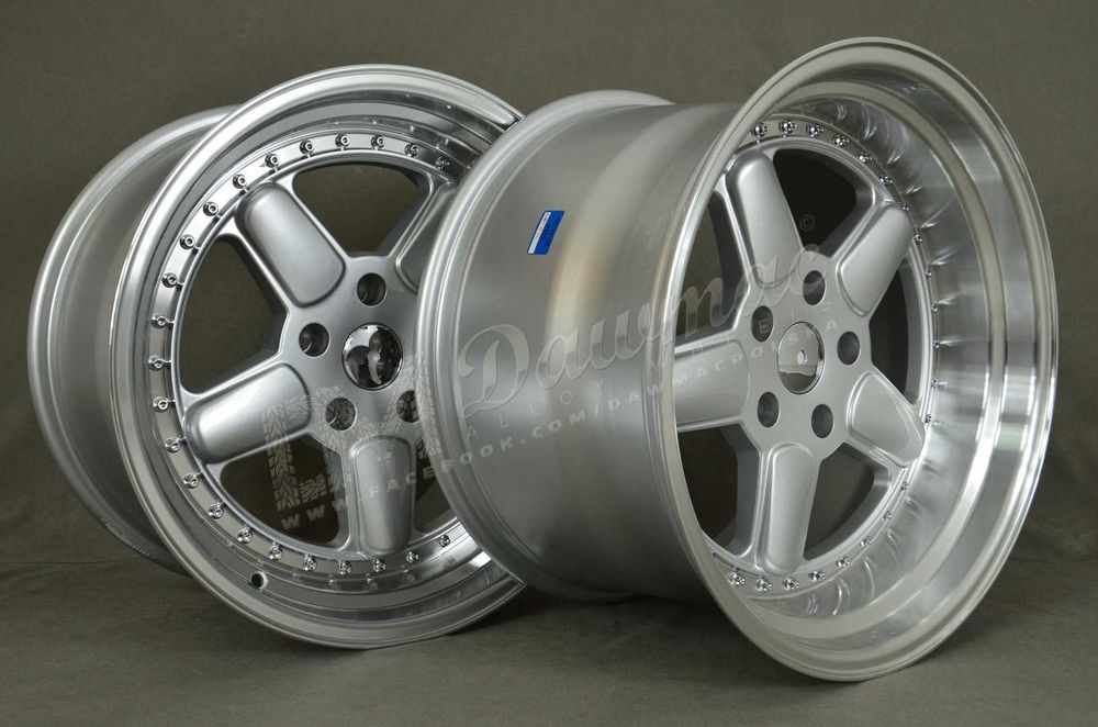 Felgi DMC01 Classic 18" 9,5J ET20 + 11J ET25 5x120 Silver Machine Lip