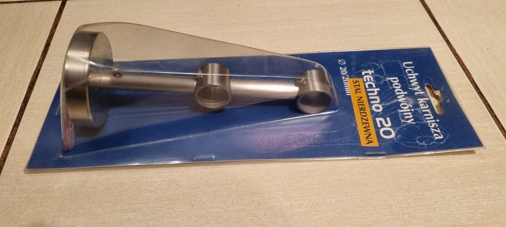 Uchwyt karnisza podwójny Techno 20 - 1szt