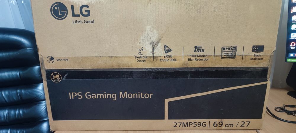 Монітор LG 27" MP59-G дефект