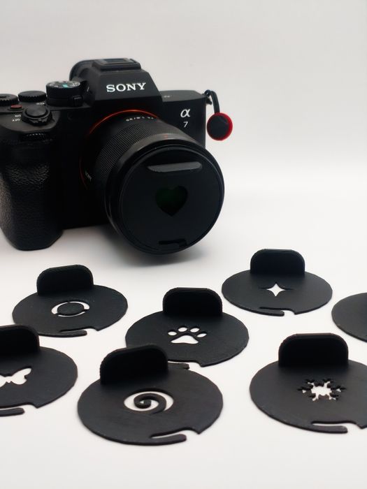 Efekty na obiektyw w miejsce fileta różne rozmiary