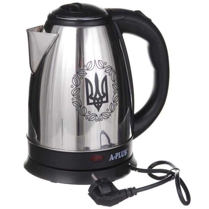 Електричний чайник A-Plus AP-1690 герб 2 л