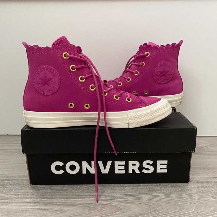 Buty Converse Chuck Taylor All Star Scallop limitowane active fuchsia