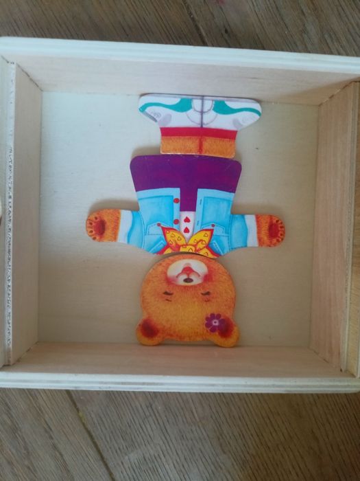 Puzzle drewniane Misie