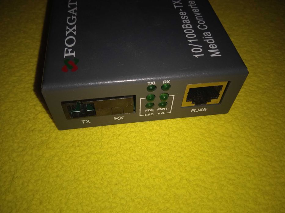 Медиаконвертер FoxGate EC-Q-1G-1SM-1310nm-20 км