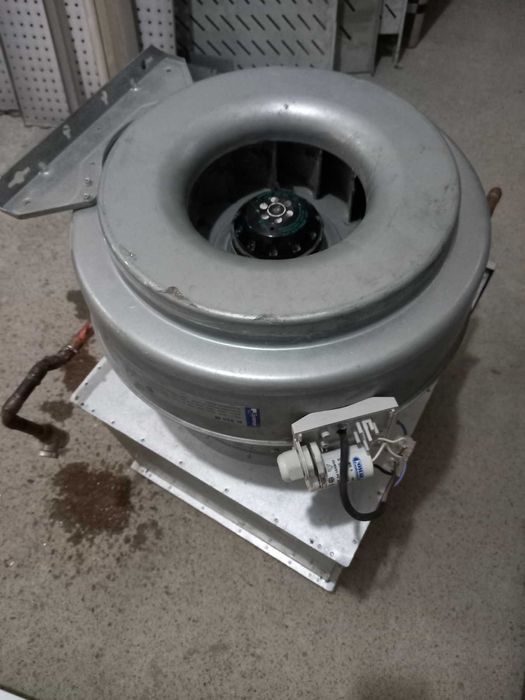 Тепловентилятор 10-16Квт, Вент. насос и теплообменник (315мм). Швеция.