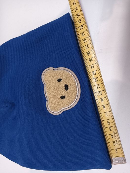 Czapka i komin prążek miś