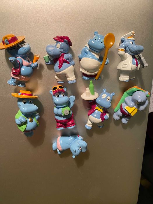 Фігурки Кіндер Бегемоти колекція 90-х років (Kinder бегемоты)