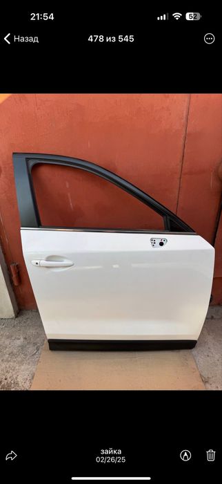 Дверь передняя правая, пасажирская дверь мазда сх-5, mazda cx-5