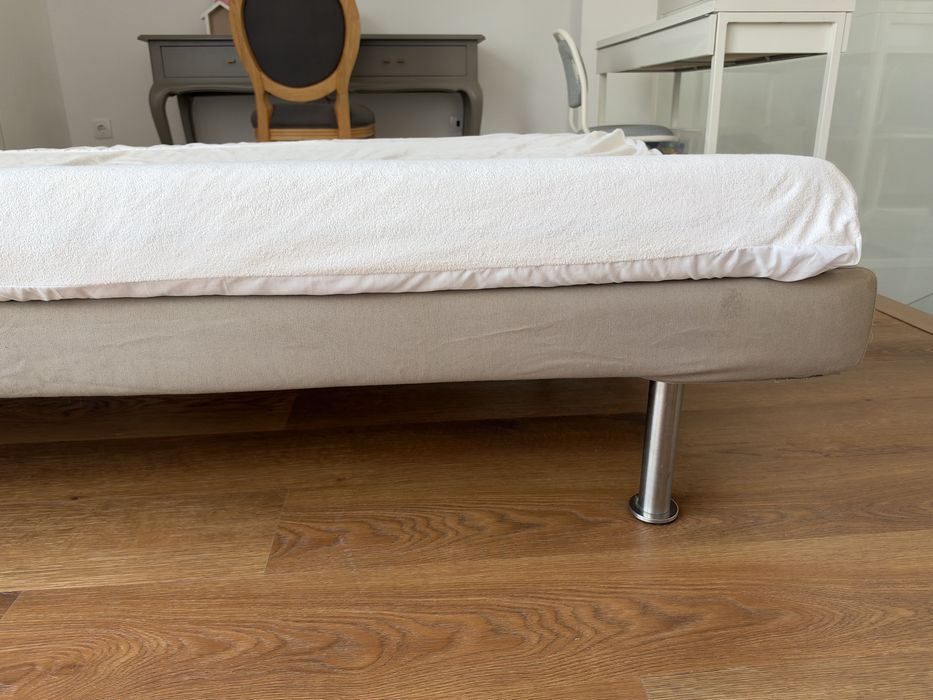Cama solteiro: sommier+ colchao ikea