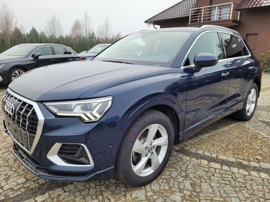Audi Q3 Audi Q-3 2019 rok 2.0 Benzyna 230 KM Automat 4x4 1 RĘKA Panorama Hak