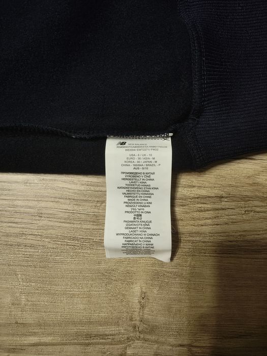 Світшот New Balance England Rugby M оригінал темно-синій