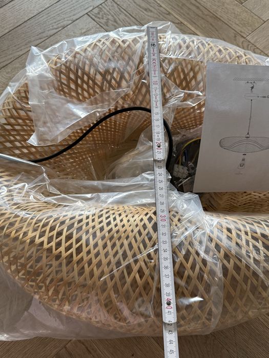 Lampa pleciona Ażurowa boho