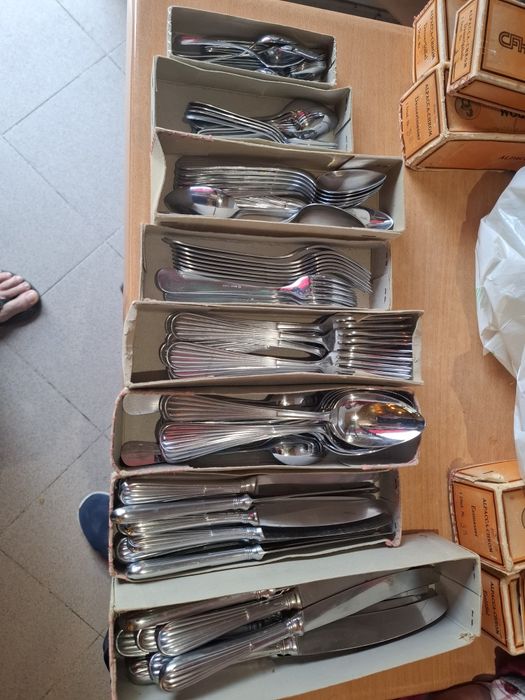 Talheres da marca Alpacca Chrom nunca usados.