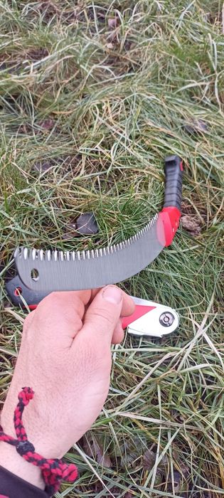 Пила садовая серповидная sk-5 сталь супер якість