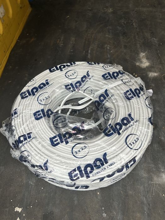 Przewód Elpar  YDY pżo 3x2.5 krążek 100m