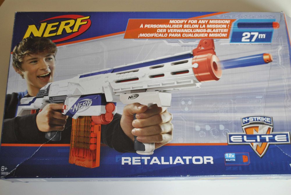 Nerf Retaliator N-Strike +strzałki+cele