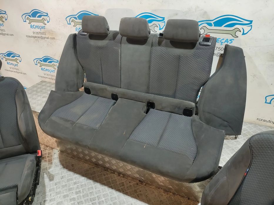 Conjunto bancos em Alcântara BMW Serie 1 F20 Pack M