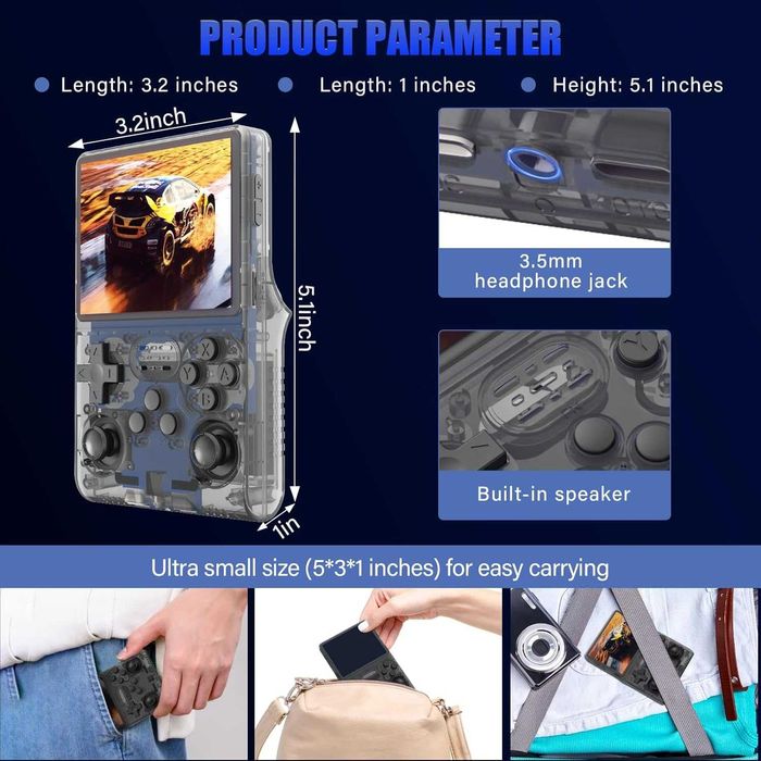 Consola Retro R36S  (novo selado)