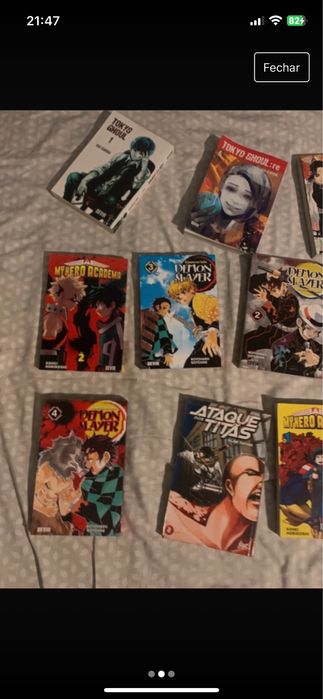 Mangas banda desenhada anime