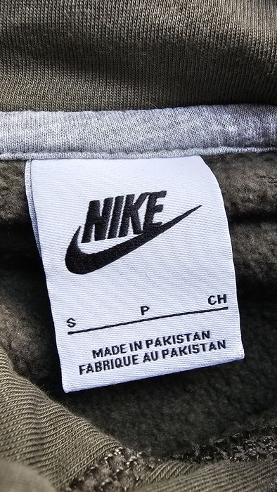 Męska bluza Nike Fleece Swoosh Sportswear Hoodie khaki rozm. S