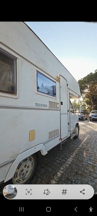 Autocaravana Eura Mobil / Fiat Ducato 1993 — Curta, econômica, painel.de 680w  e pronta a partir