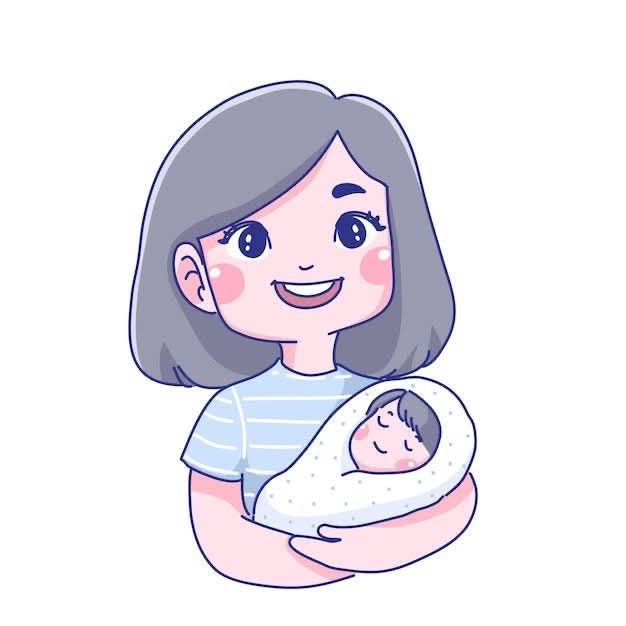 Ama cuidadora de criança