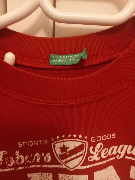 Tshirt manga comprida Benetton 10 anos