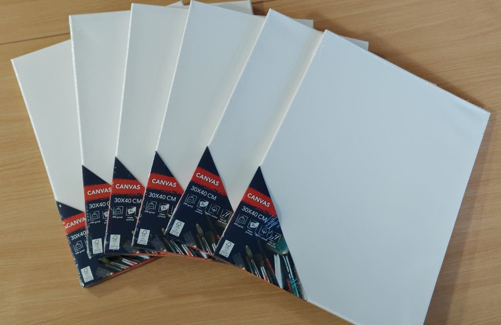 Podobrazie Canvas 30x40 6 sztuk, podobrazia