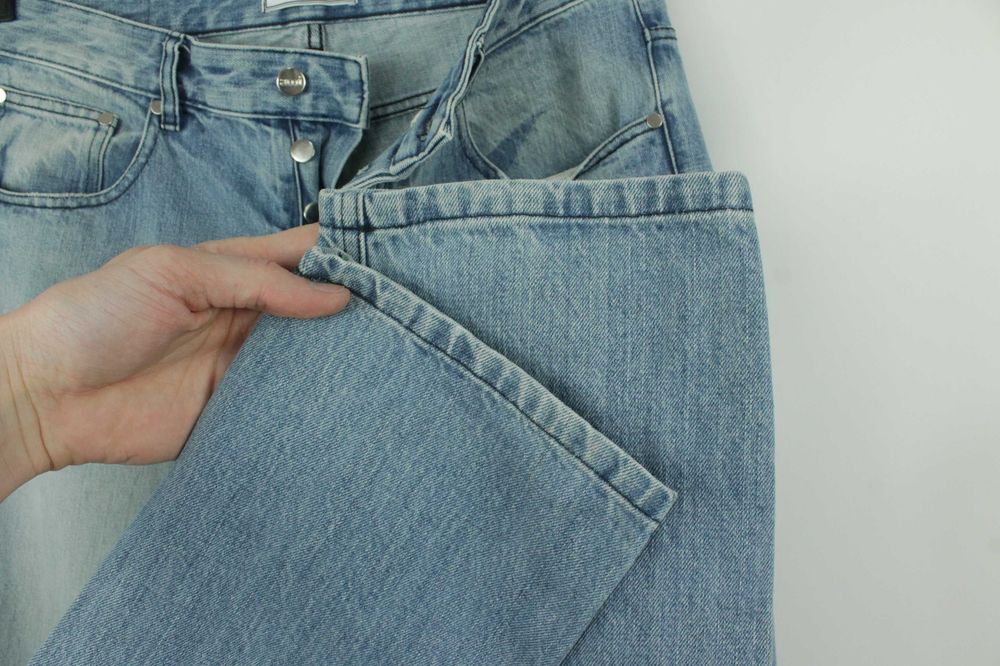 Класичні люкс джинси AMI Alexandre Mattiussi Blue Denim Straight Tapered Розмір W33/L34