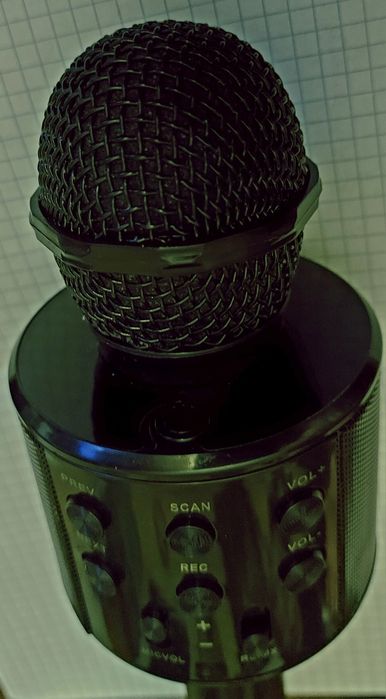 Mikrofon dla dzieci z Bluetooth i glosnikiem i modulatorem głosu