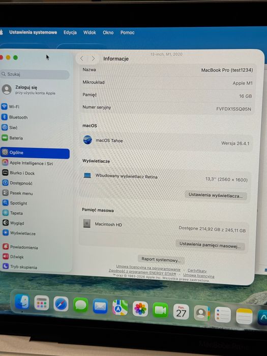 Apple MacBook Pro 13 M1 16/256GB