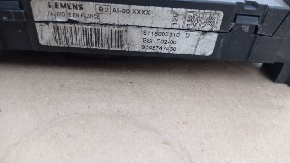 Zestaw startowy Peugeot 206 2.0 HDi 2001 rok