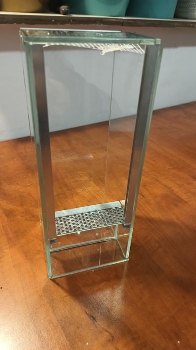 Terrarium szklane 10x10x25