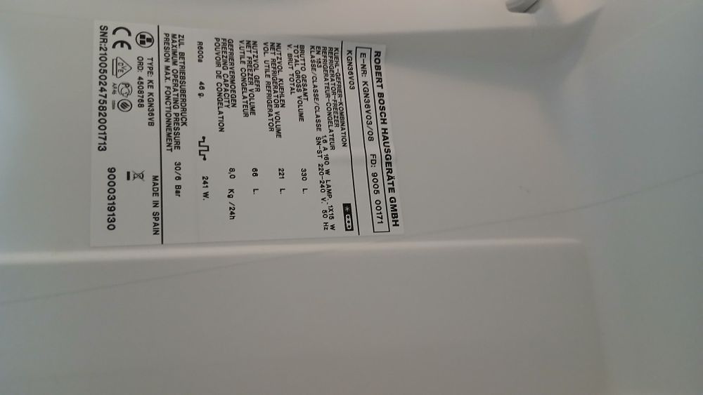 Frigorífico Combinado Bosh