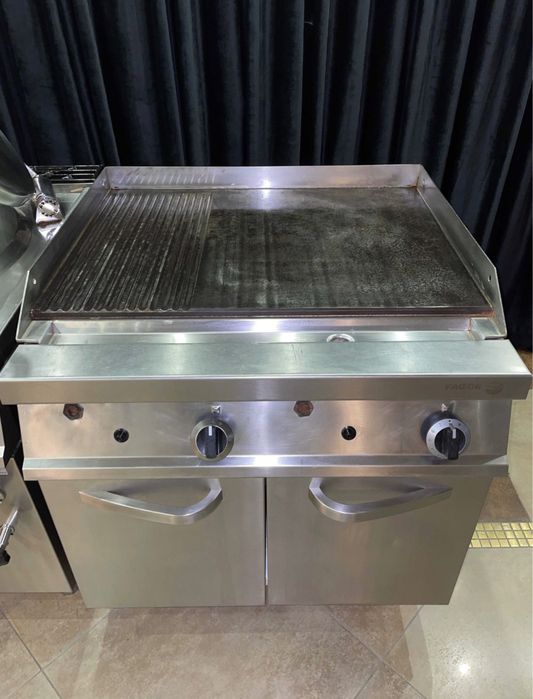 FAGOR Płyta grillowa-gazowa ryflowana