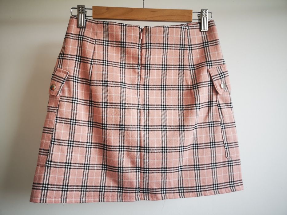 Spódnica w kratkę sinsay s