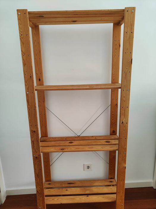 Estante de prateleira madeira Hejne