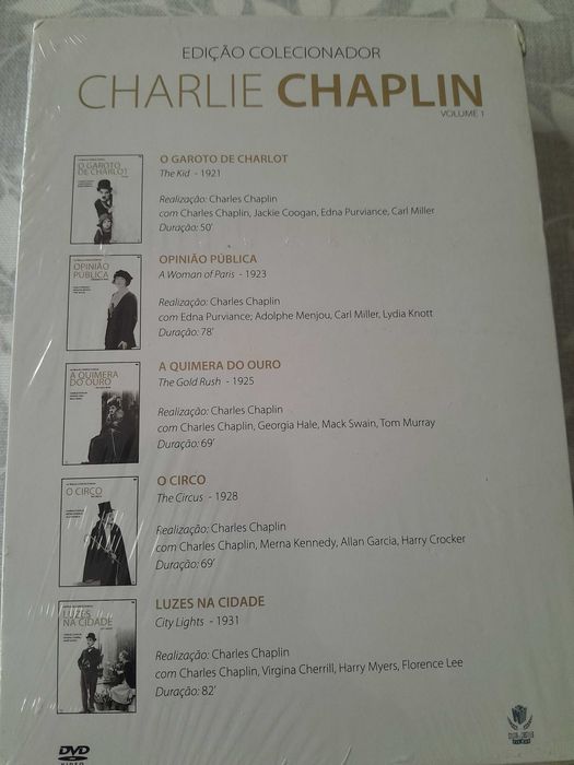 Charlie Chaplin - Volume I - Edição Colecionador  - novo embalado