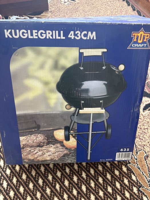 Гриль барбекю сферический Top Craft Kuglegrill 43 см новый